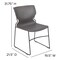 Flash Furniture Gray Plastic Stack Chair, PK5 5-RUT-438-GY-GG - alternate 5
